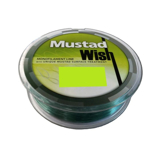 1 x 300m Spool of Mustad Wish Monofilament Fishing Line-Green Coloured Mono Line