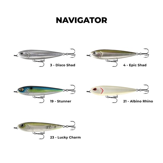 13 Fishing 108mm Navigator Topwater Pencil Bait Fishing Lure