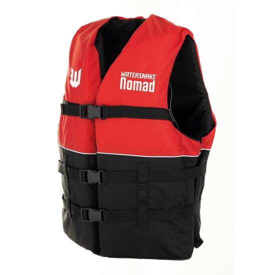 Red Watersnake Nomad Adult Life Jacket - AS4578.1:2015 Compliant Level 50 PFD