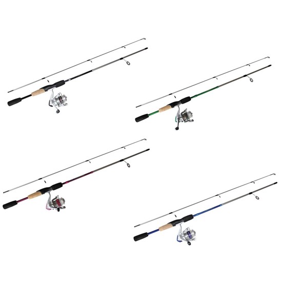 5'6 Okuma Steeler XP 2 Piece 2-4kg Fishing Rod and Reel Combo Spooled with Line