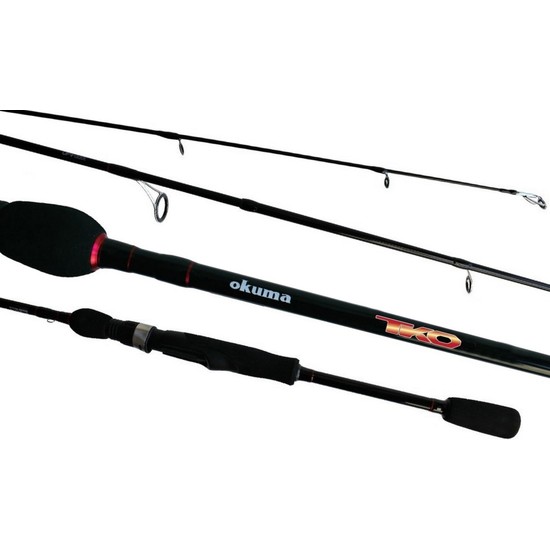 Okuma TKO Graphite Fishing Rod - 2 Pce Spin Rod with Split Grip