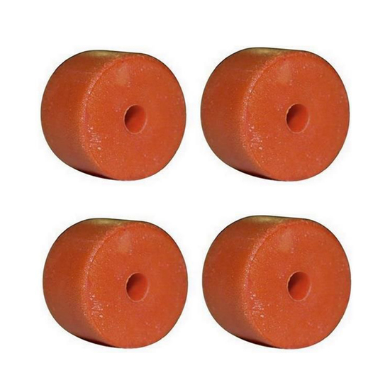 4 x Wilson S2 Orange Poly Floats - Crab Dillie Float - Bulk Four Pack