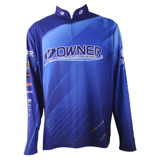 Owner Pro Jersey Long Sleeve Tournament Fishing Shirt - Dye Sublimated