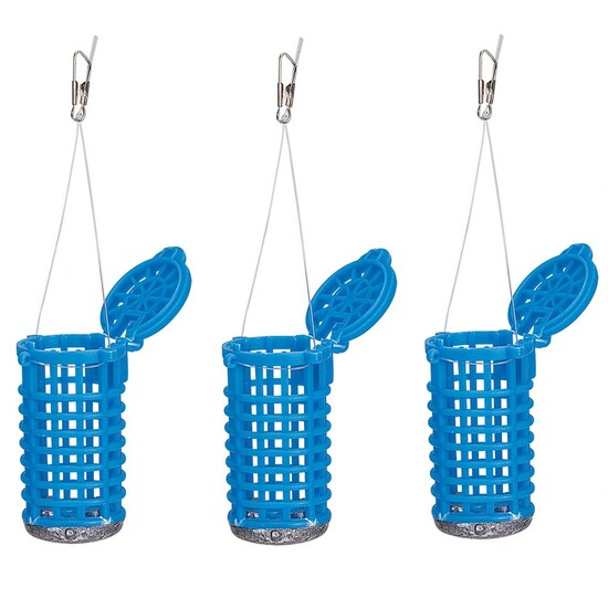 3 Pack of Daiichiseiko Weighted Berley Cages -Ideal for Attaching to Sabiki Rigs