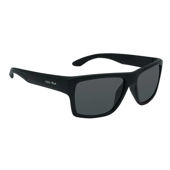 Ugly Fish PFN210 Recycled Fishing Net Black Frame/Smoke Lens Sunglasses