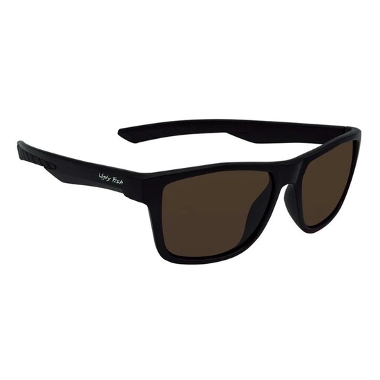 Ugly Fish PFN480 Recycled Fishing Net Black Frame/Brown Lens Sunglasses