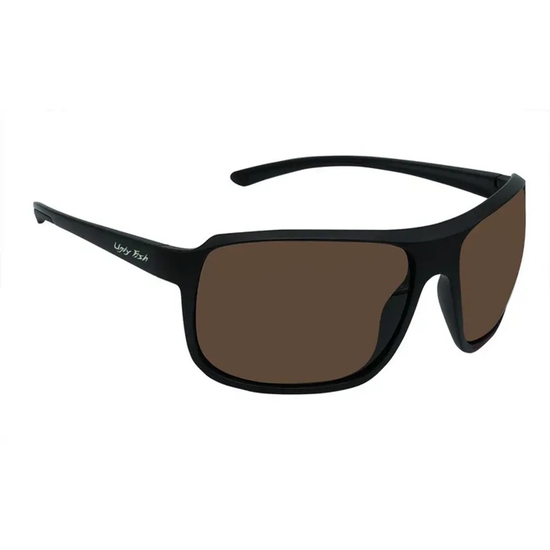 Ugly Fish PFN570 Recycled Fishing Net Black Frame/Brown Lens Sunglasses
