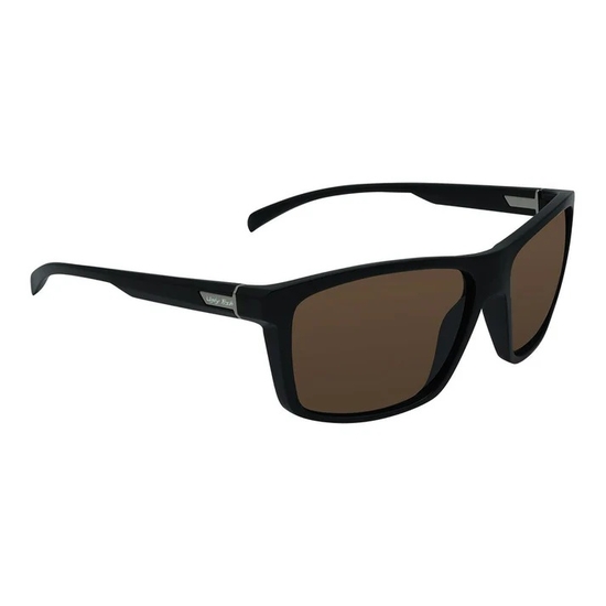 Ugly Fish PFN680 Recycled Fishing Net Black Frame/Brown Lens Wrap Sunglasses