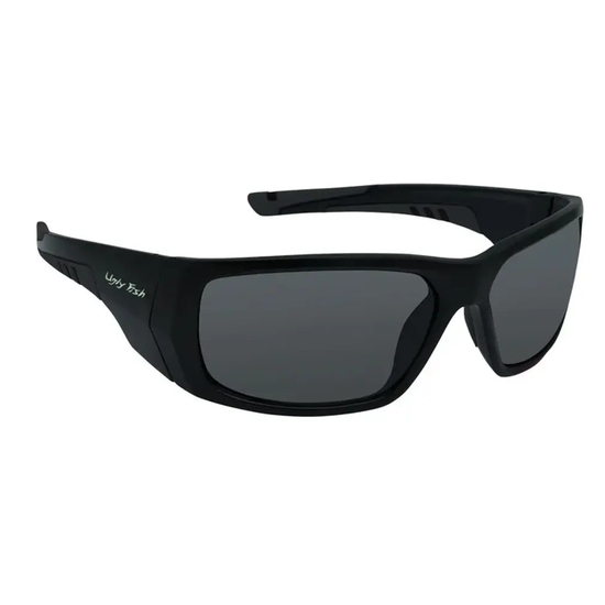 Ugly Fish PFN680 Recycled Fishing Net Black Frame/Smoke Lens Wrap Sunglasses