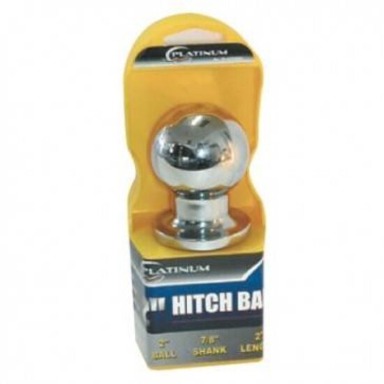 Platinum 50mm Chrome Plated Tow Ball - 2 Inch Hitch Ball