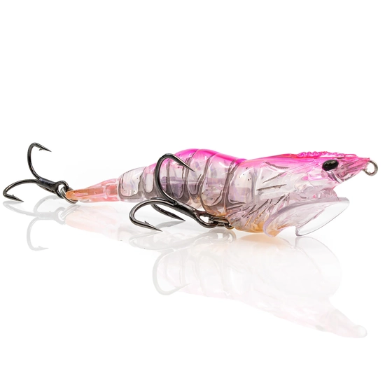 Chasebaits Lures 70mm Panic Prawn Topwater Lure - Pink Devil