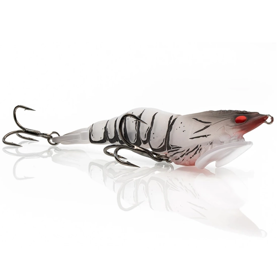 Chasebaits Lures 95mm Panic Prawn Topwater Lure - Glow Zombie