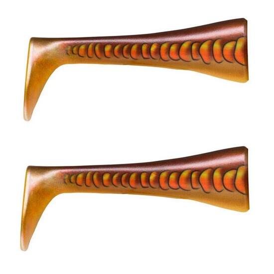 2 Pack of Mirror Carp Replacement Tails For 20cm Rapala X-Rap Peto Lures