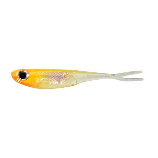 6 Pack of 2 Inch Berkley Drop Shot Minnow Soft Plastic Fishing Lure - Chartreuse
