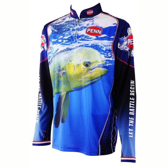 Penn Dolphinfish Long Sleeve Tournament Fishing Shirt - Dye Sublimated