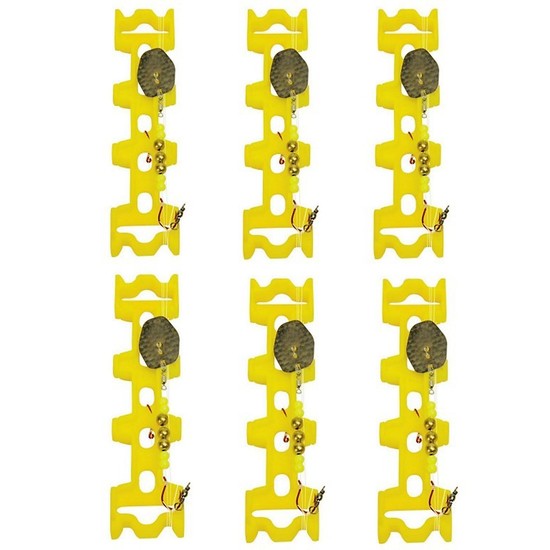 6 x Plano 1950 Snell Leader Rig Holders - Keeps Pre-Rigged Leaders Tangle Free