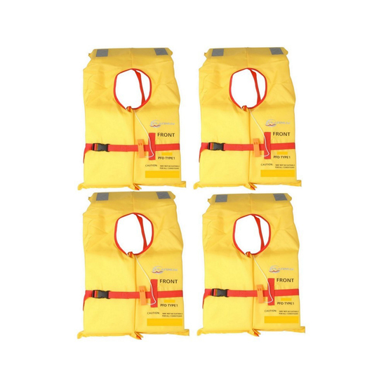 4 x Platinum Standard Block Child Life Jackets- 4 Pack of Type 1 Child PFDs