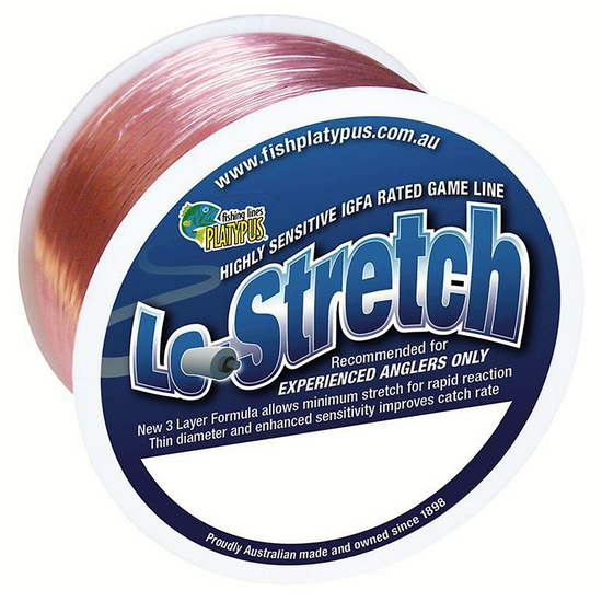 3Kg Platypus Pink Mono Fishing Line-300M - Lo-Stretch-Aussie Made
