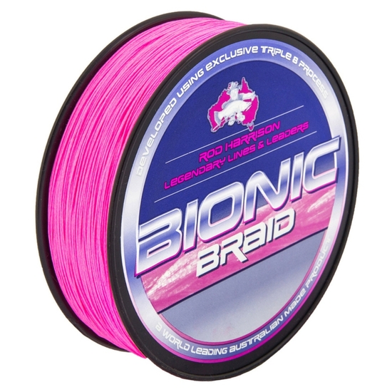 100yd Spool of Pink Platypus Bionic Braided Fishing Line - Fishing Braid