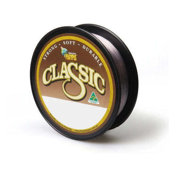 300m Spool of Brown Platypus Classic Mono Fishing Line-Monofilament Fishing Line