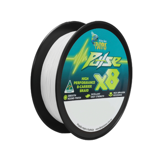 150m Spool Of Platypus Pulse X4 Braided Fishing Line - Aussie Gold