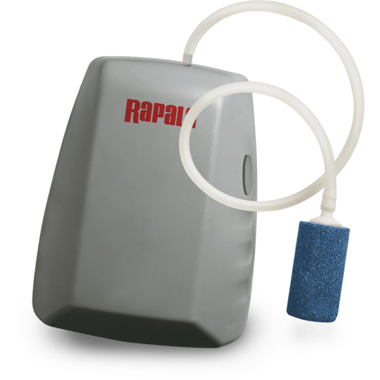 Rapala Portable Aerator Pump - Battery Operated with Air Hose and Air Stone