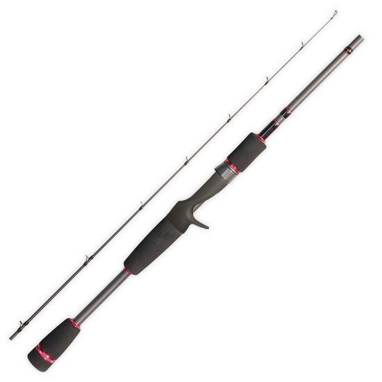 6'6 TT Rods Red Belly 4-8kg Baitcaster Fishing Rod - 2 Pce Split Butt Rod