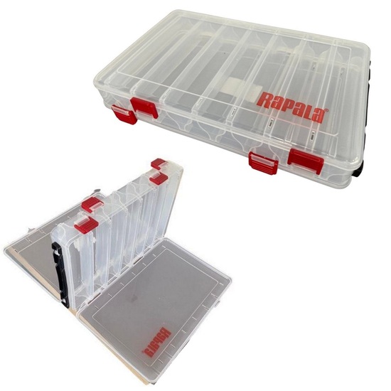 Rapala 14 Compartment Double Sided Fishing Lure Box - Lure/Tackle Tray