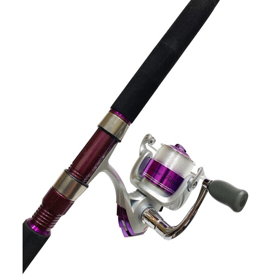 7ft Rapala Femme Fatale 6-8kg Pink Fishing Rod and Reel Combo