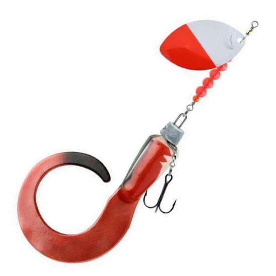 22cm Storm RIP Spinner Tail with Inline Spinning Blade - Red Demon