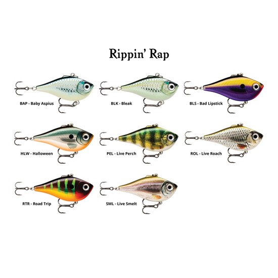 5cm Rapala Rippin' Rap Lipless Sinking Vibe Fishing Lure