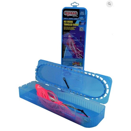 Rigrap 401048 Large Fishing Lure Box - Tangle Free Rig/Lure Storage Solution