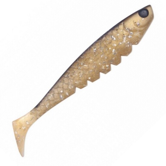 23cm Storm R.I.P. Shad Soft Plastic Fishing Lure - Golden Flash