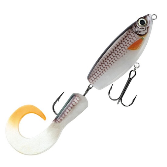 21cm Storm R.I.P. Seeker Jerk Rigged Fishing Lure With Spare Tail - White