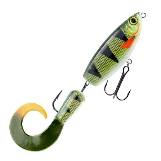 21cm Storm R.I.P. Seeker Jerk Rigged Fishing Lure With Spare Tail - Perch