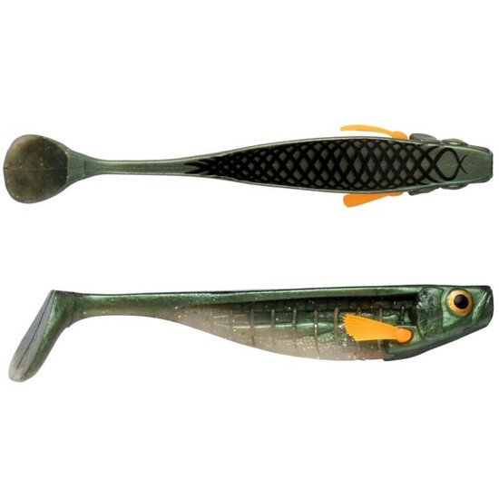 18cm Storm R.I.P. T-Bone Soft Shad Lure With Multi Depth Screw - Olive Herring