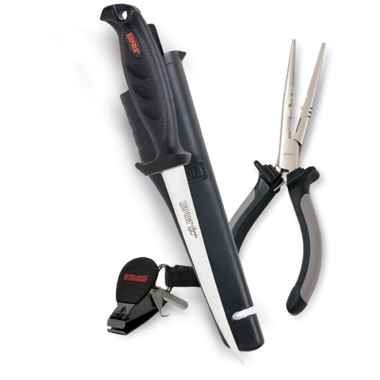 Rapala Fishing Tool Combo Pack - 6 Inch Fillet Knife, Pliers and Line Clippers