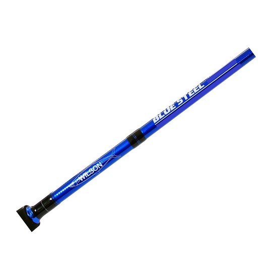 Wilson Blue Steel 2 Piece Fishing Rod - Metallic Blue Spin Rod