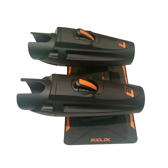 Rodlok Magnetic Car Bonnet Fishing Rod Holder-Securely Holds 2 Fishing Rods