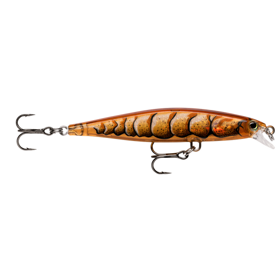 7cm Rapala Shadow Rap Slow Sinking Shallow Jerkbait Fishing Lure - Brown Prawn