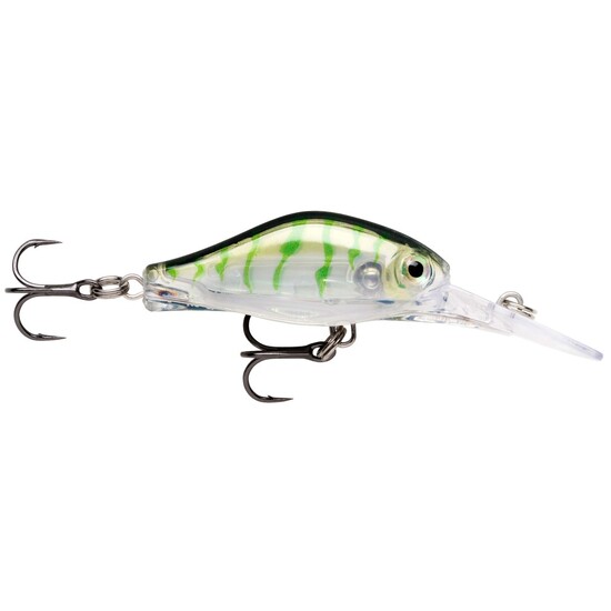 4cm Rapala Shadow Rap Fat Jack Crankbait Fishing Lure - Hollow Green Tiger