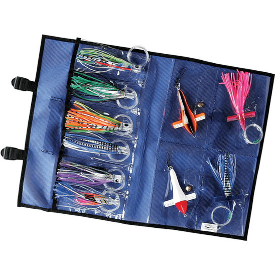 Williamson Sailfish Kit -6 x Asst Trolling Lures +4 x Exciter Birds in Lure Wrap