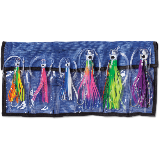 Williamson Sailfish Catcher Kit-6 x Assorted Sailfish Catcher Lures in Lure Wrap