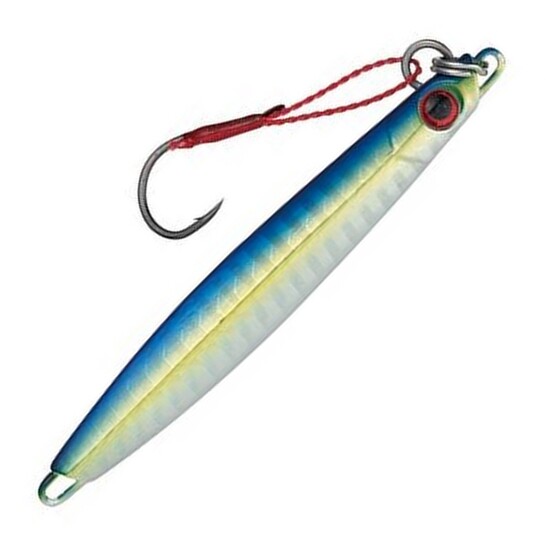15gm Storm Gomoku Super Jig Metal Fishing Lure -6.5cm Micro Jig - UV Silver Blue