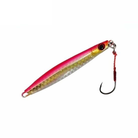 30gm Storm Gomoku Super Jig Metal Fishing Lure -7.6cm Micro Jig - UV Silver Pink