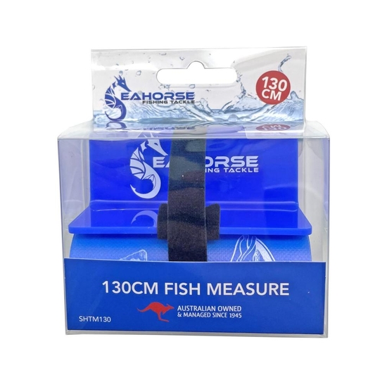 Seahorse 130cm PVC Vinyl Fish Measuring Ruler - Roll Up Fish Measure Mat