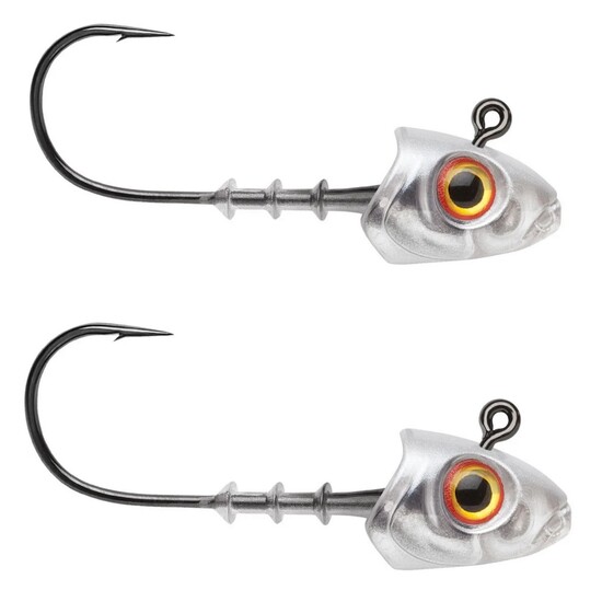 2 Pack of Storm 1/2oz Rattling Jig Heads To Suit 14cm 360GT Searchbaits - Gaga