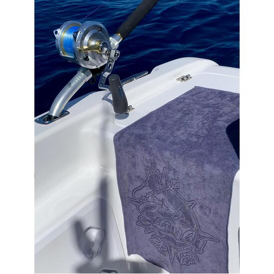 2 Pack of Seaman Marine "On Deck" Blue Microfibre Boat Towels