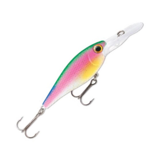 7cm Storm Smash Shad Hard Body Fishing Lure - Rainbow Descent Glitter