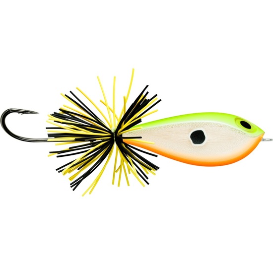 Rapala 4.5cm BX Skitter Frog Topwater Lure -Silver Fluorescent Chartreuse Orange